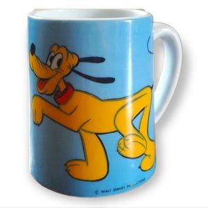 RARE VINTAGE Disney Pluto music box mug Schmid Bros